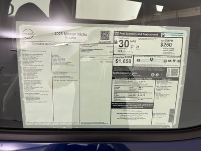 2026 Nissan Kicks S