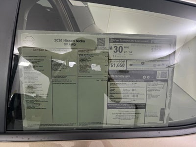 2026 Nissan Kicks SV