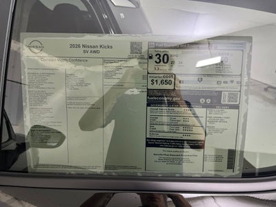 2026 Nissan Kicks SV