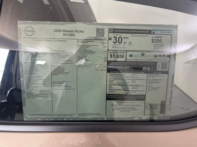 2026 Nissan Kicks SR