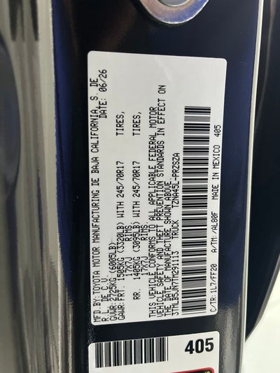 2026 Toyota Tacoma SR5