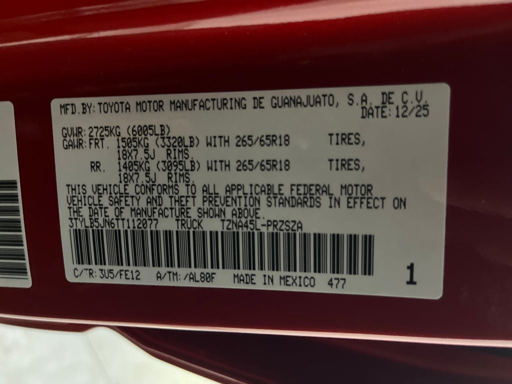 2026 Toyota Tacoma TRD Sport