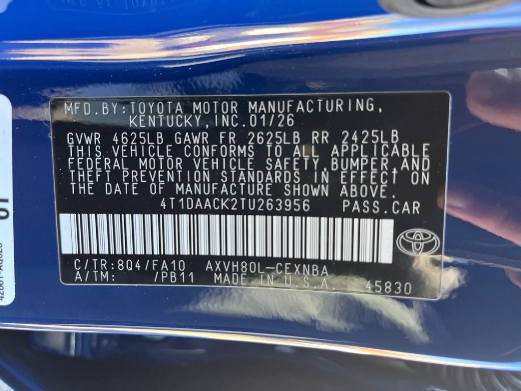 2026 Toyota Camry LE