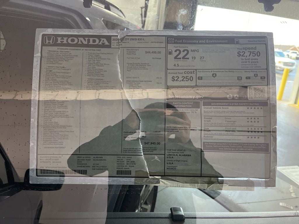 2026 Honda Pilot EX-L