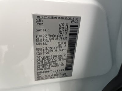 2026 Nissan Pathfinder Platinum