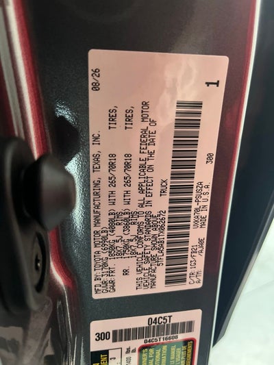 2026 Toyota Tundra SR5