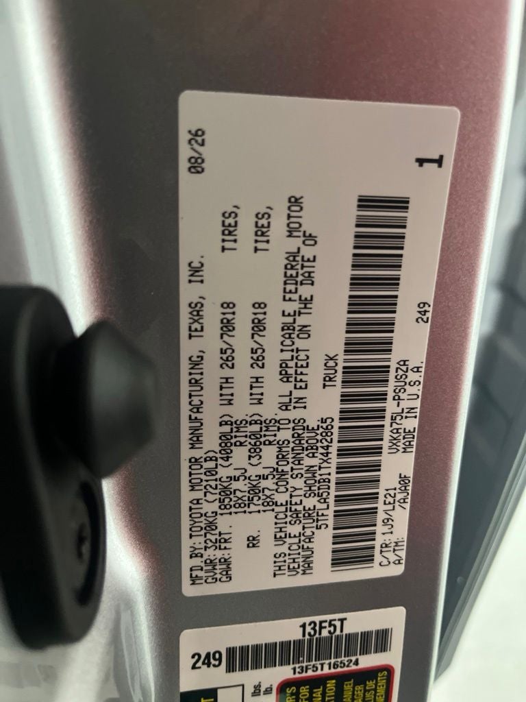 2026 Toyota Tundra SR5