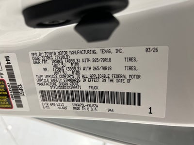 2026 Toyota Tundra SR5