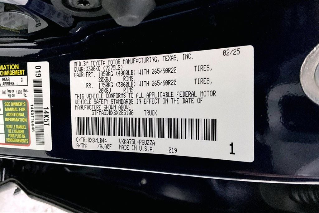 2025 Toyota Tundra 1794 Edition