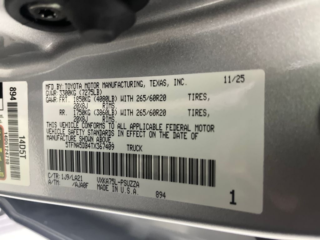 2026 Toyota Tundra Platinum