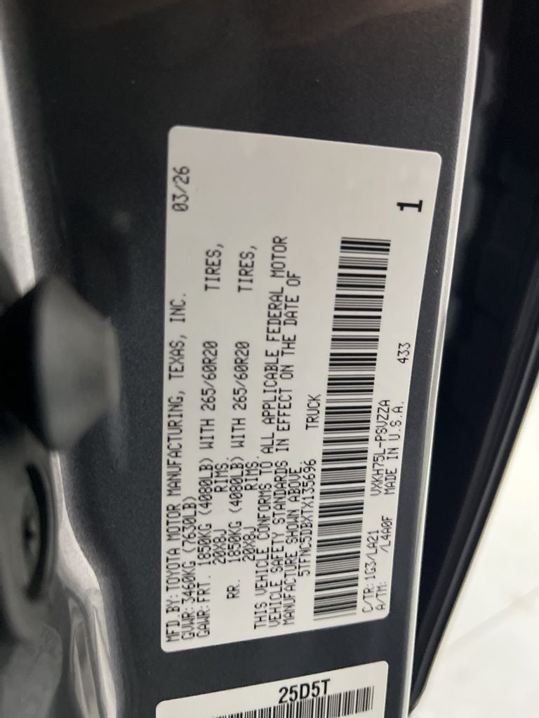 2026 Toyota Tundra i-FORCE MAX Platinum i-FORCE MAX
