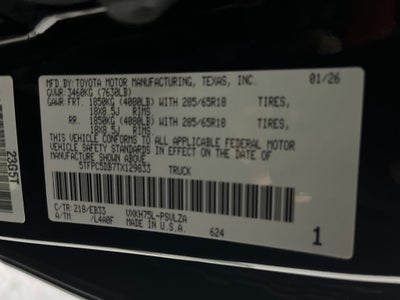 2026 Toyota Tundra i-FORCE MAX TRD Pro