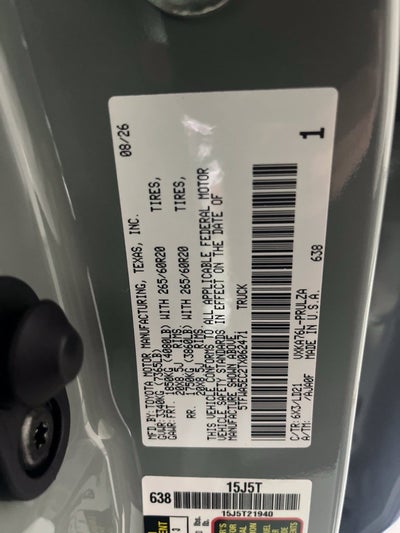 2026 Toyota Tundra Limited