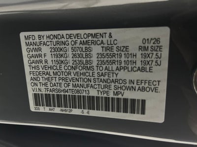 2026 Honda CR-V Hybrid Sport-L