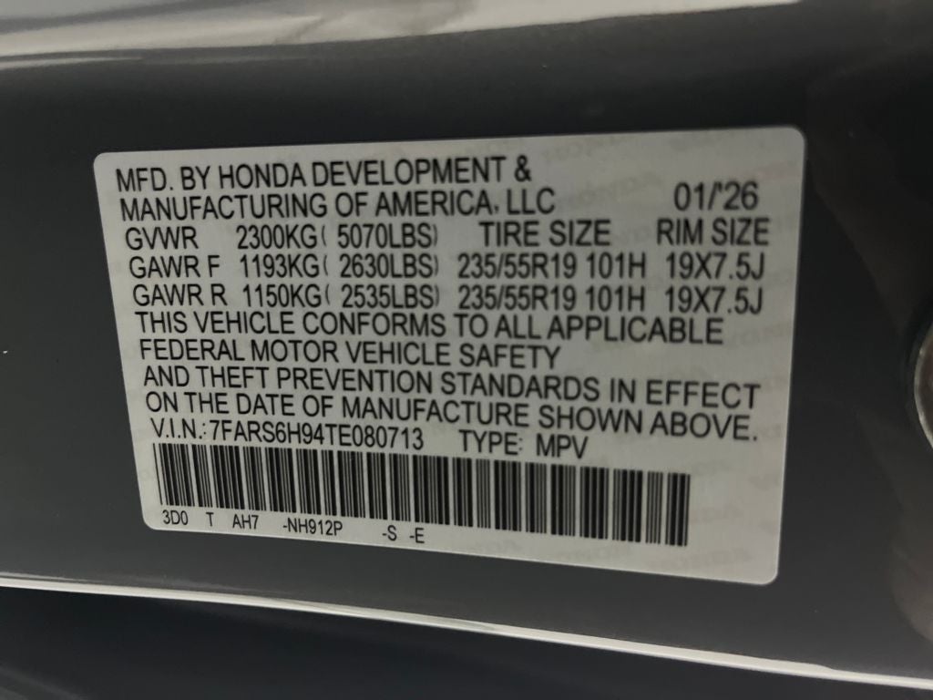 2026 Honda CR-V Hybrid Sport-L