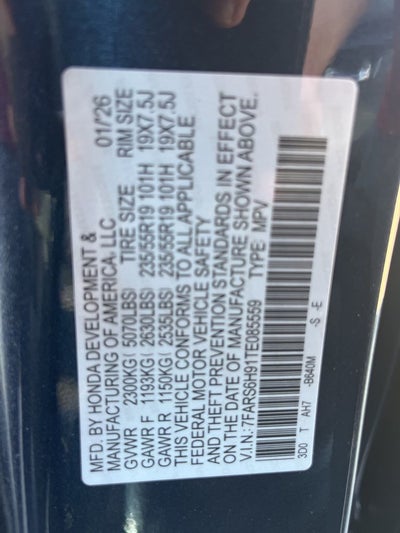 2026 Honda CR-V Hybrid Sport Touring