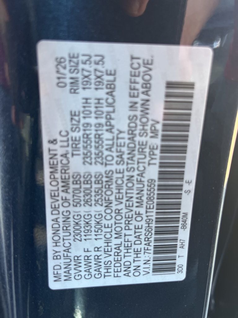 2026 Honda CR-V Hybrid Sport Touring