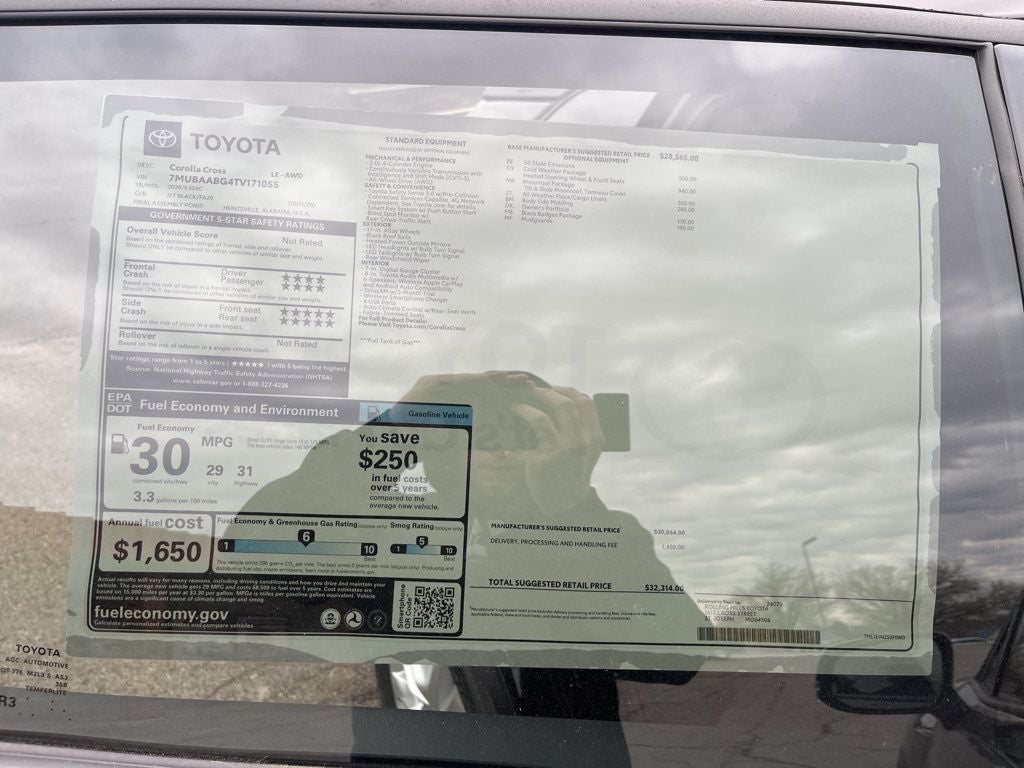 2026 Toyota Corolla Cross LE