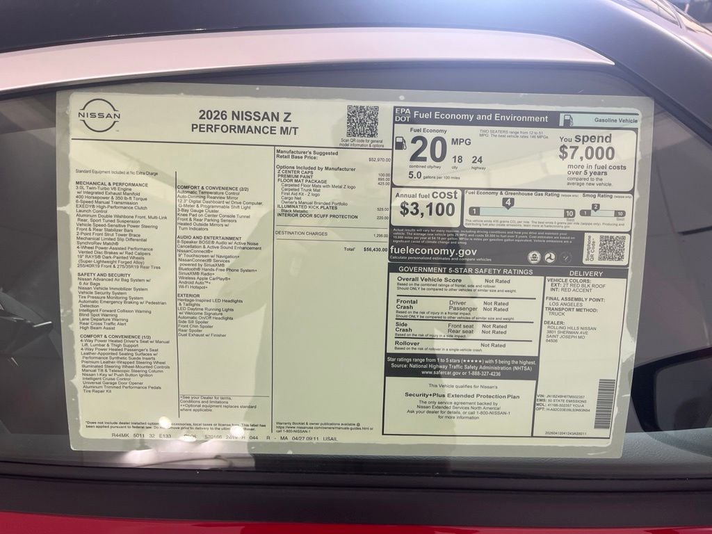 2026 Nissan Z Performance