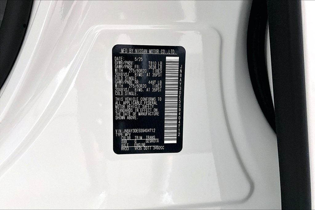 2025 Nissan Armada PRO-4X