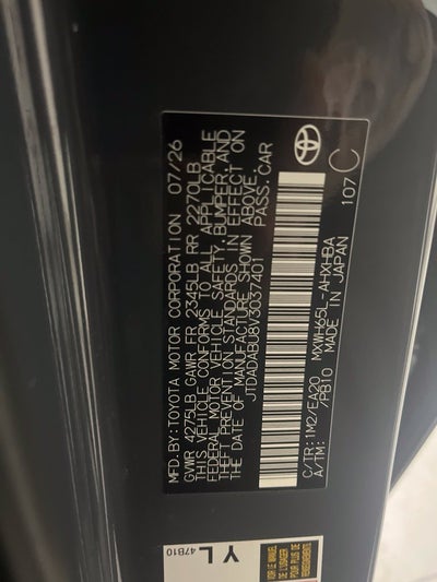 2027 Toyota Prius Limited AWD