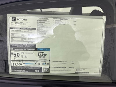 2026 Toyota Corolla Hybrid Hybrid LE