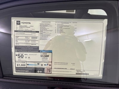 2026 Toyota Corolla Hybrid Hybrid LE