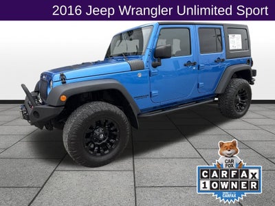 2016 Jeep Wrangler Unlimited Sport