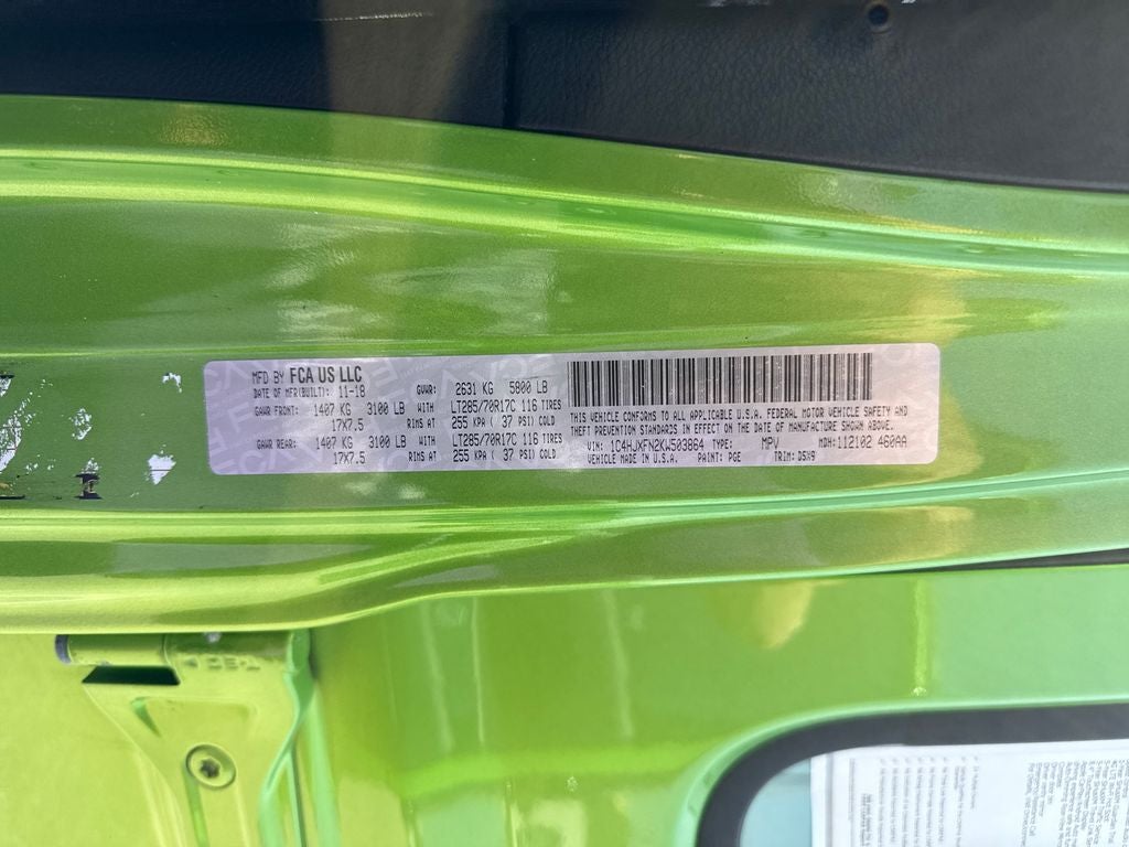 2019 Jeep Wrangler Unlimited Rubicon 4x4