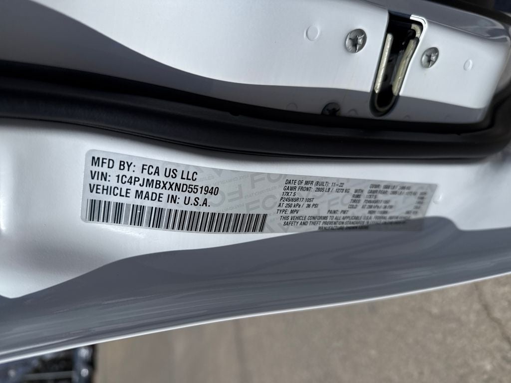 2022 Jeep Cherokee Trailhawk 4x4