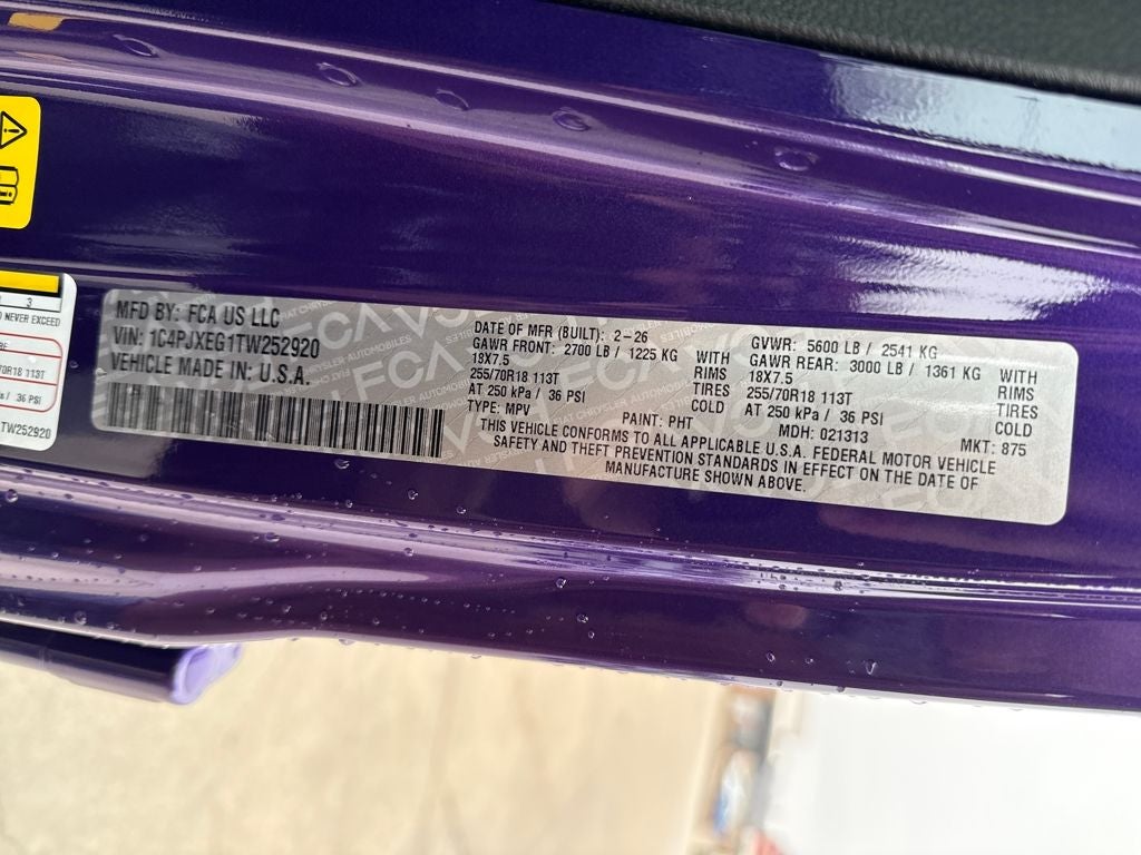 2026 Jeep Wrangler WRANGLER 4-DOOR SAHARA