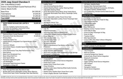 2020 Jeep Grand Cherokee Limited X 4x4