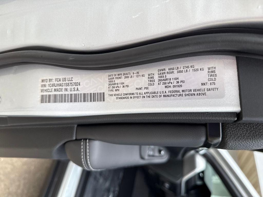 2025 Jeep Grand Cherokee GRAND CHEROKEE ALTITUDE X 4X4