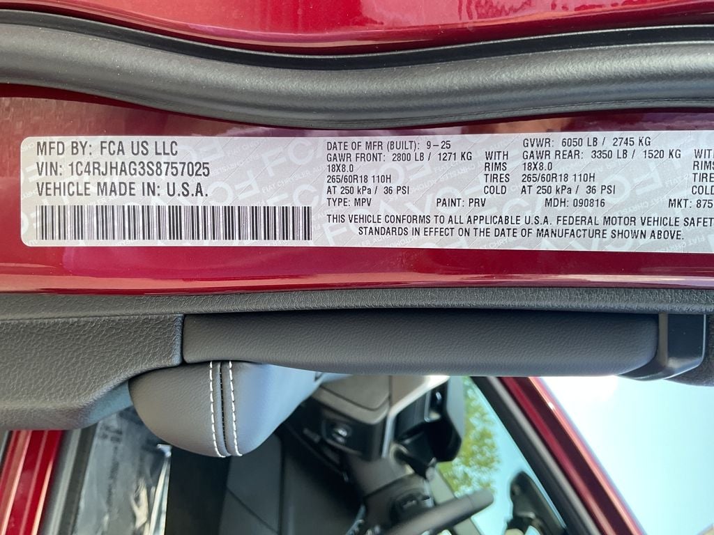 2025 Jeep Grand Cherokee GRAND CHEROKEE ALTITUDE X 4X4