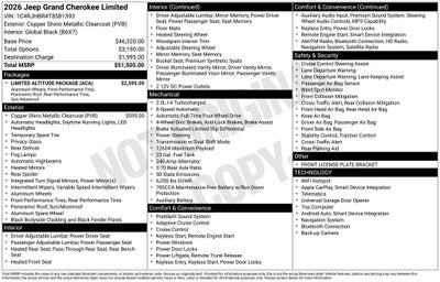 2026 Jeep Grand Cherokee GRAND CHEROKEE LIMITED 4X4
