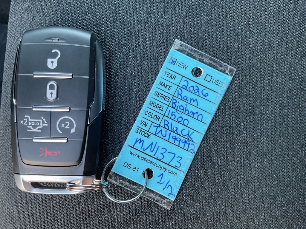 2026 RAM Ram 1500 RAM 1500 BIG HORN CREW CAB 4X4 5'7' BOX