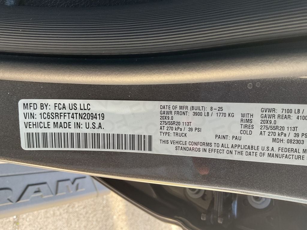 2026 RAM Ram 1500 RAM 1500 BIG HORN CREW CAB 4X4 5'7' BOX