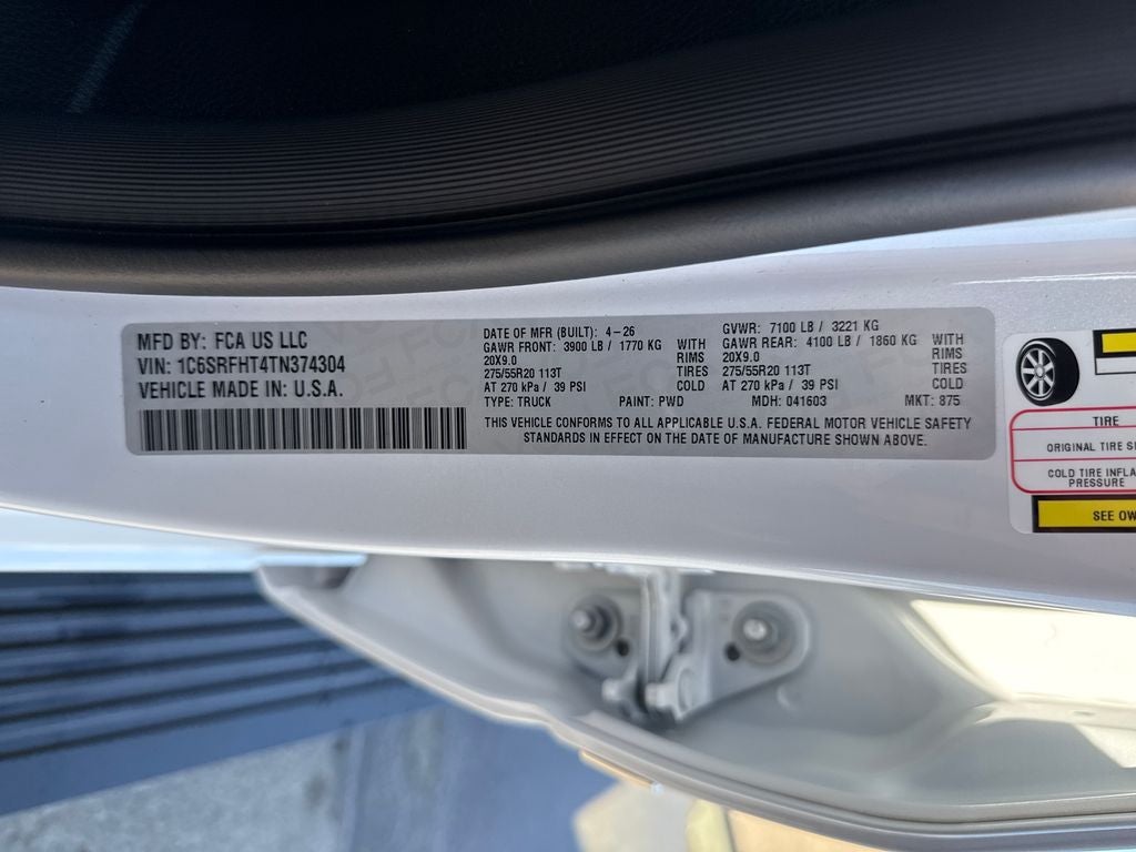 2026 RAM Ram 1500 RAM 1500 LIMITED CREW CAB 4X4 5'7' BOX