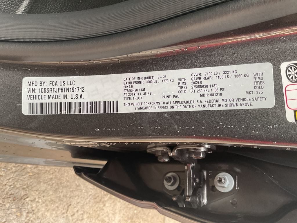 2026 RAM Ram 1500 RAM 1500 LARAMIE CREW CAB 4X4 5'7' BOX