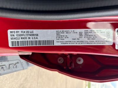 2026 RAM Ram 1500 RAM 1500 REBEL CREW CAB 4X4 5'7' BOX