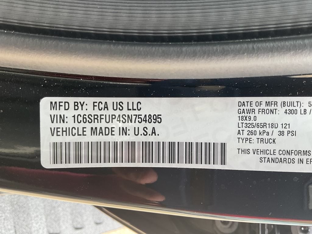 2025 RAM Ram 1500 RAM 1500 RHO CREW CAB 4X4 5'7' BOX