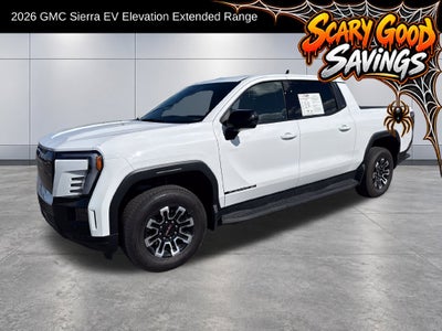 2026 GMC Sierra EV Extended Range Elevation