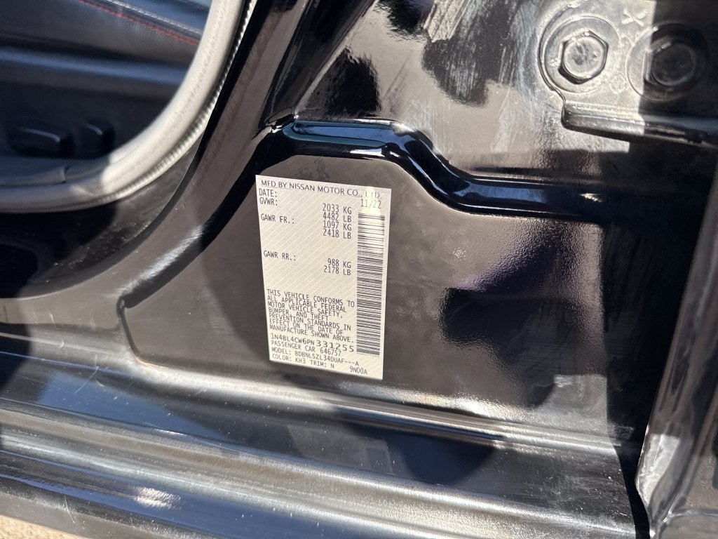 2023 Nissan Altima SR Intelligent AWD
