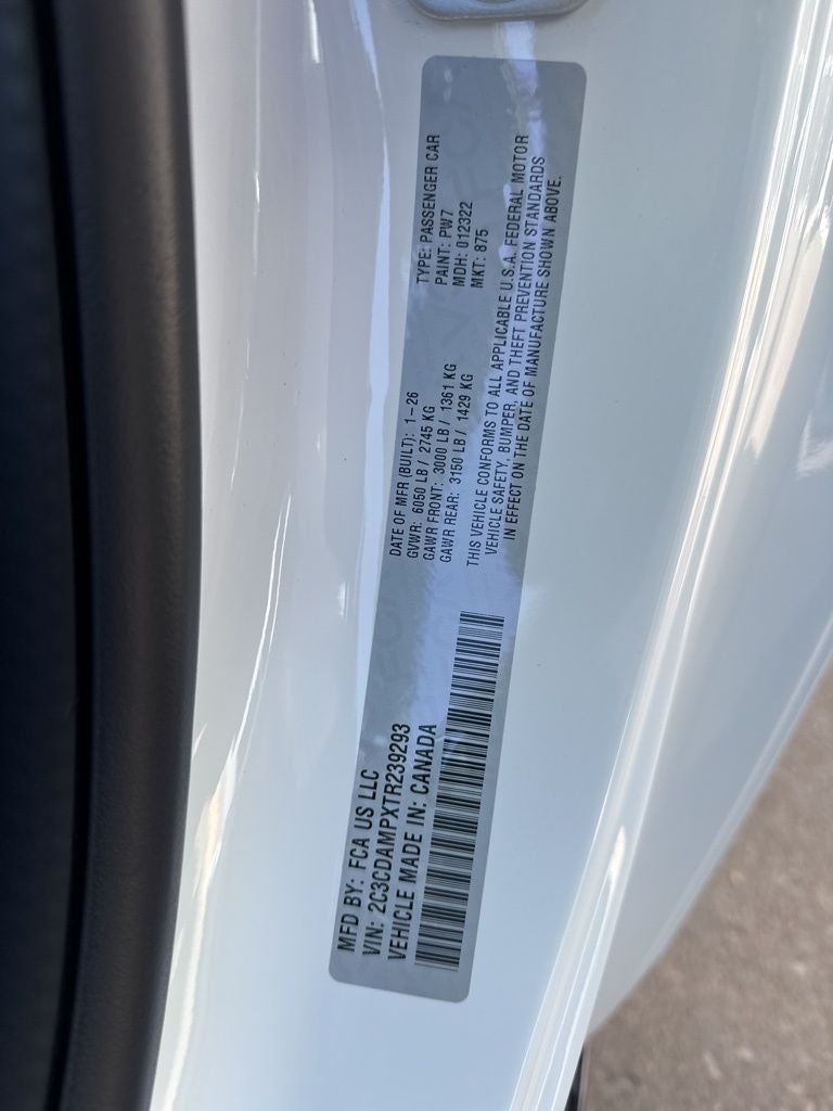 2026 Dodge Charger CHARGER SCAT PACK 2-DOOR AWD