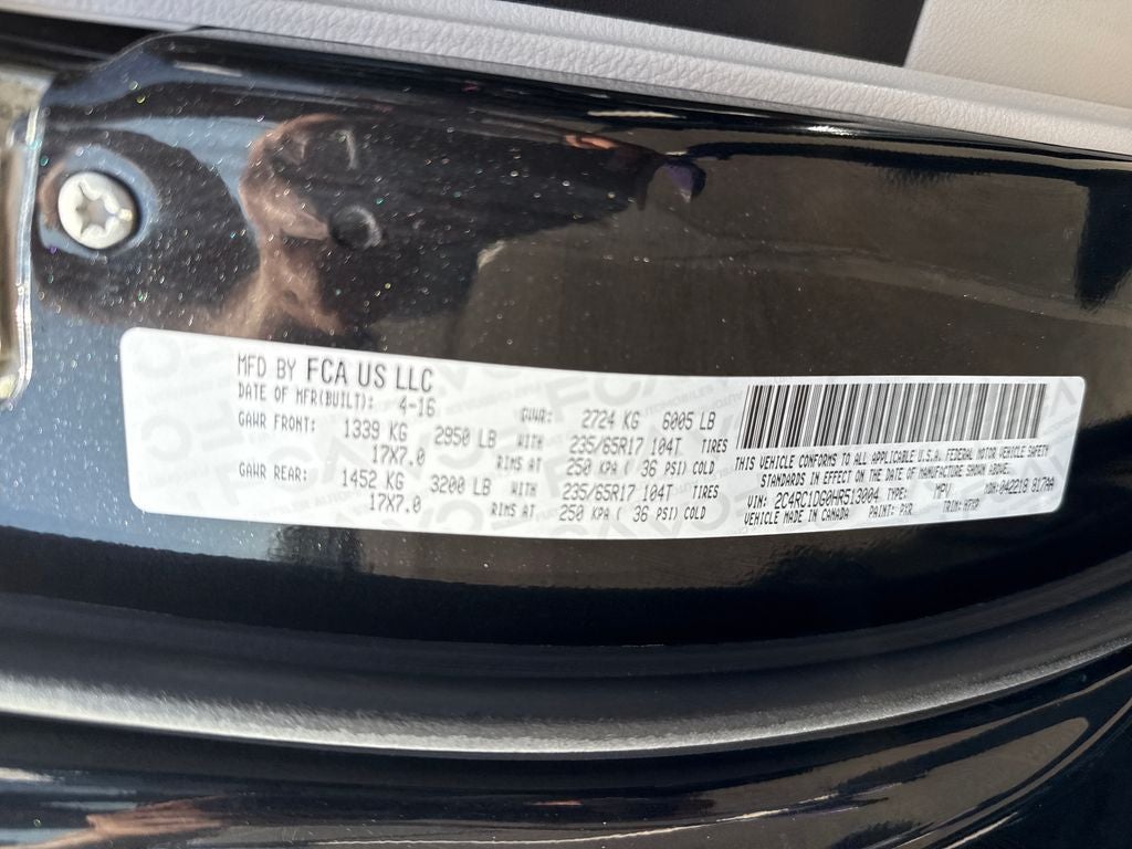 2017 Chrysler Pacifica Touring