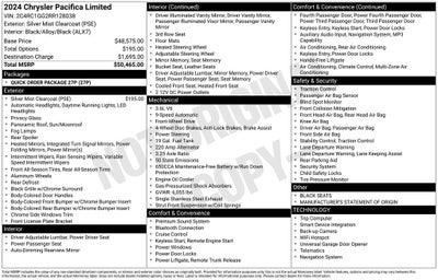 2024 Chrysler Pacifica Limited