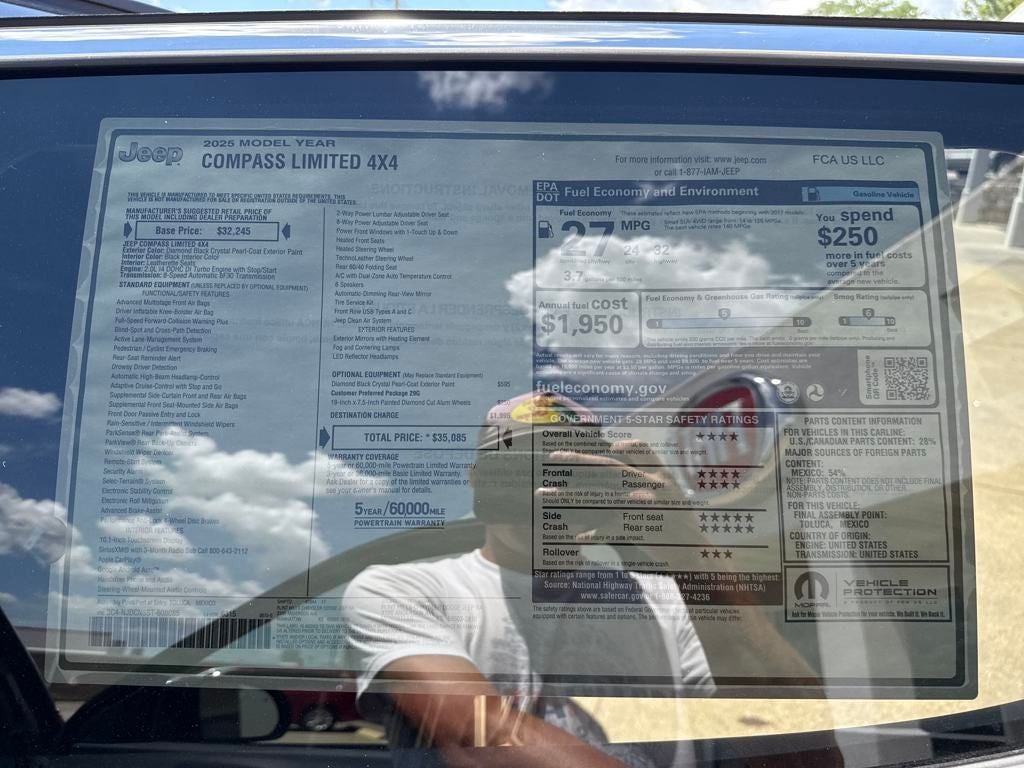 2025 Jeep Compass COMPASS LIMITED 4X4