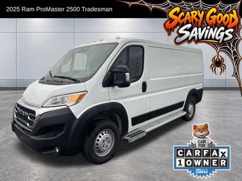 2025 RAM ProMaster 2500 Cargo Van Tradesman Low Roof 136' WB w/Pass Seat