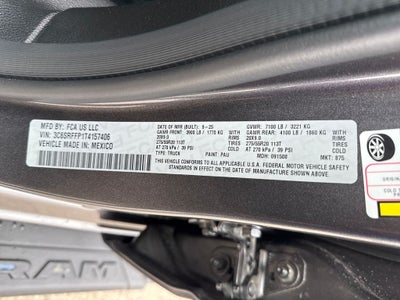 2026 RAM Ram 1500 RAM 1500 BIG HORN CREW CAB 4X4 5'7' BOX