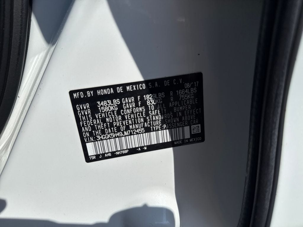 2018 Honda Fit LX